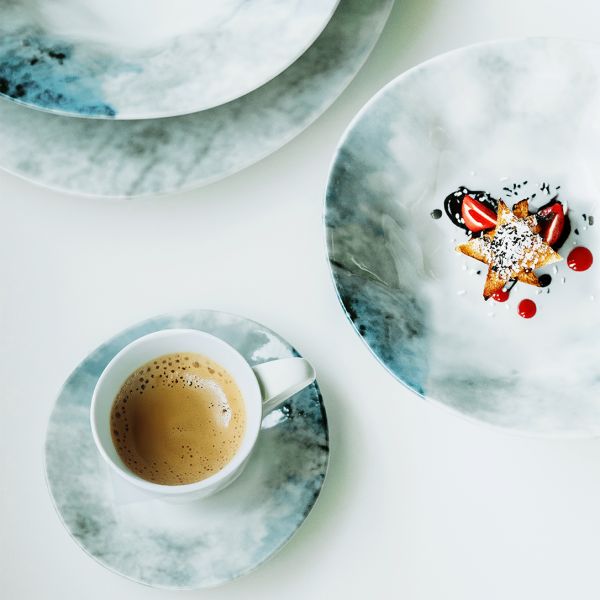 FLA1715-K0057 Блюдце 15 см серія "Flamenco" декор "Ocean"