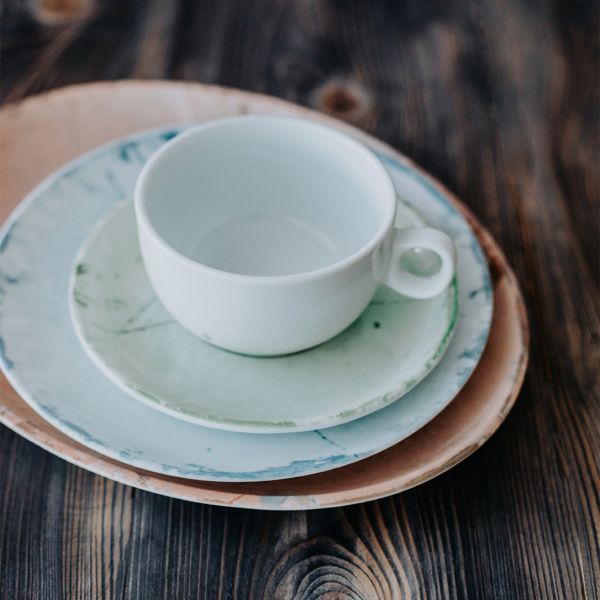 JOS1712-K0010 Блюдце 12 см серія "Josefine" декор "Stone Green"