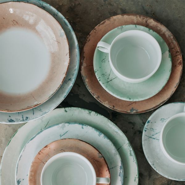 JOS1712-K0010 Блюдце 12 см серія "Josefine" декор "Stone Green"