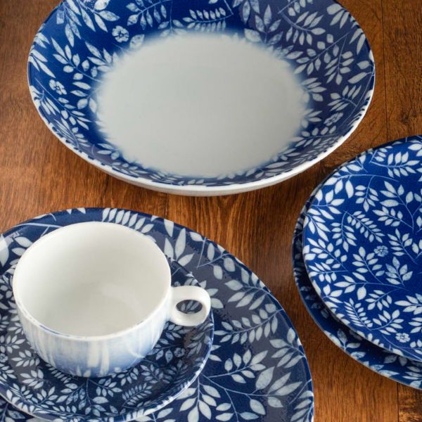 JOS1715-K0028 Блюдце 15 см серія "Josefine" декор "Blue Spring"