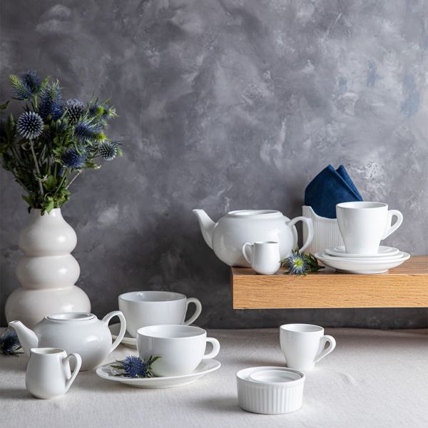 775537 Блюдце овальне 17х12,5 см серія "Cafe time"