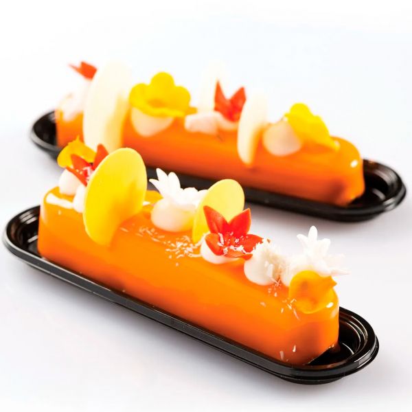 FASHION ECLAIR 80 Форма силіконова для еклерів 130 x 25 h 25 mm + каттер + 10 підставок