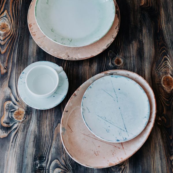 ISC3032-K0009 Блюдо овальне 32х26 см серія "Isabelle" декор "Stone Ginger"