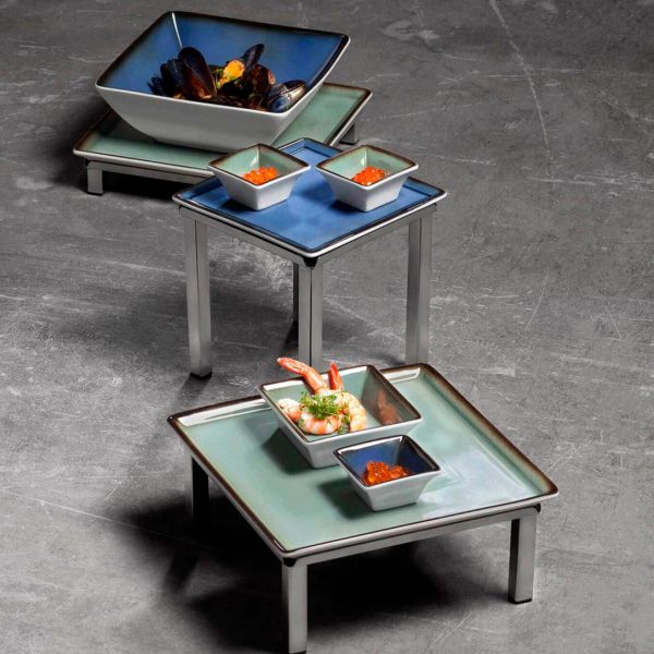 736105-57122 Тарілка квадратна 32*32*1,8 см колір Royalblau серія "Fantastic"