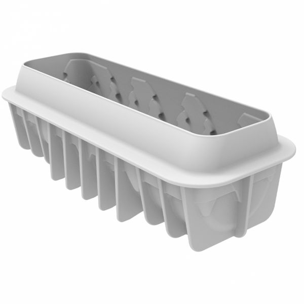 BUCHE SNOWY Силіконова форма 248 x 88 h 80 мм