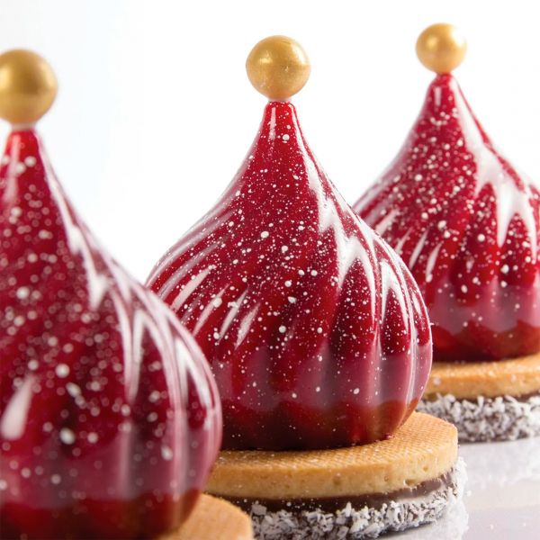 RUSSIAN TALE Форма силіконова ø67 H 73 MM + пластикова підставка