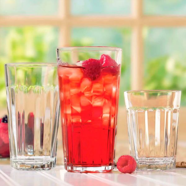 833638ВП Склянка висока Beverage 350 мл серія "Paneled"