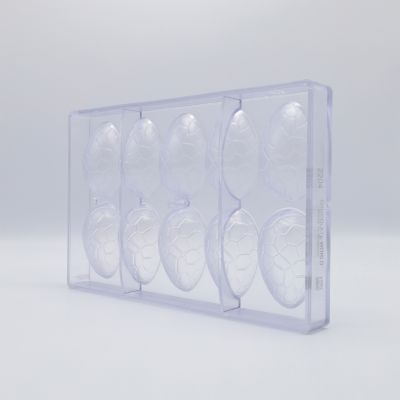 2204 CW Форма для шоколаду "Яйце KROKO" 70х46x23 мм, 2x5 шт, 50 г