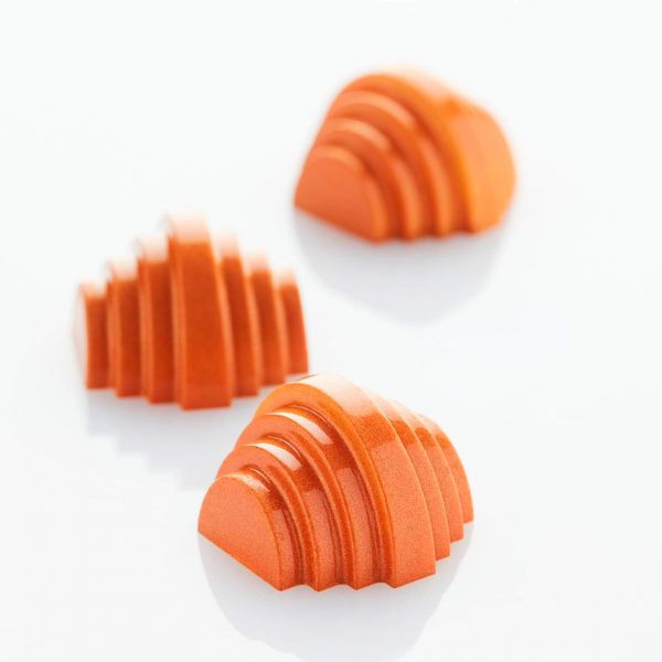 12124 CW Форма для шоколаду "Touareg - Dutch Pastry Team" 31х28,5 мм h 19 мм, 3х7 шт./ 9,75 г