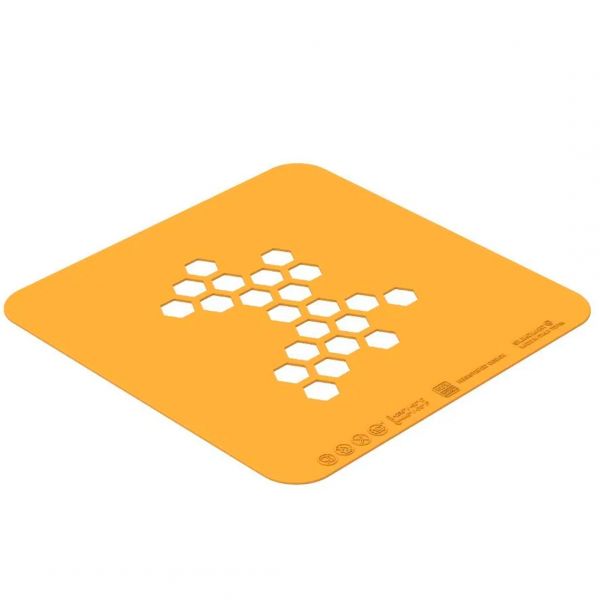 STENCIL MIELE Силіконовий килимок "Мед" Ø 100x77 h 1 мм (2 шт)