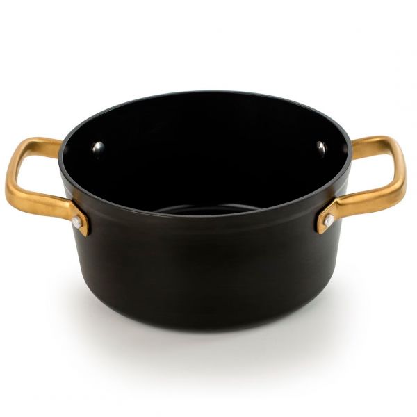 716922 Кастрюля з антипригарним покр. з кришкою  d-20 см серія "Samoa Iconic"