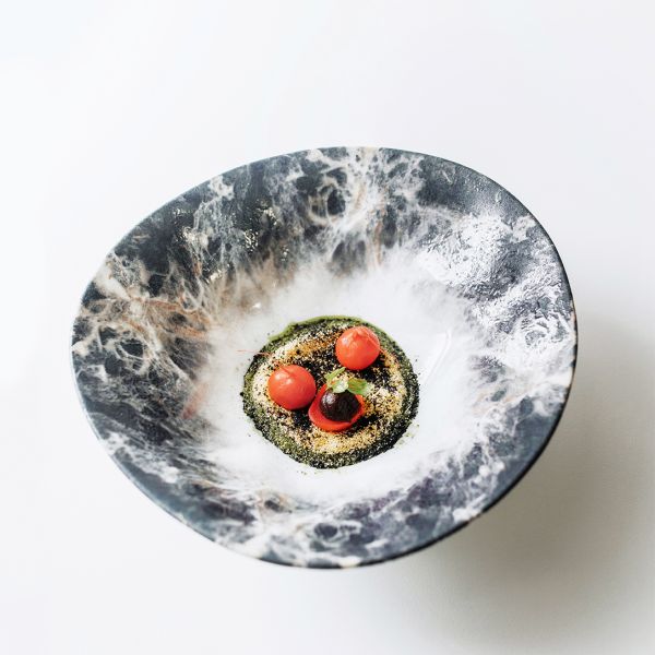 FLA2112-K0048 Тарілка кругла 12 см серія "Flamenco" декор "Astro"