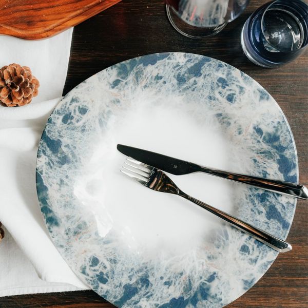 FLA2132-K0048 Тарілка кругла 32 см серія "Flamenco" декор "Astro"