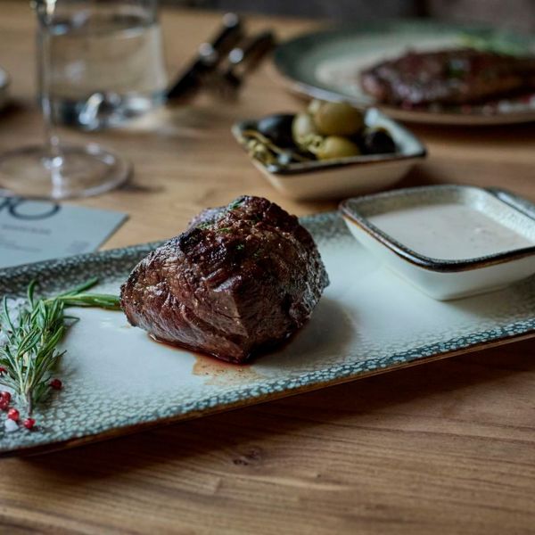 TN-SZ-AR-28-DT Блюдо прямокутне 24х15 см (діагональ 28 см), декор Spazio, серія "Tinta"