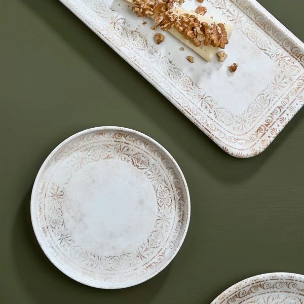 AN-HL-25-RD Тарілка кругла з бортом 90° 25 см, серія "Antico"