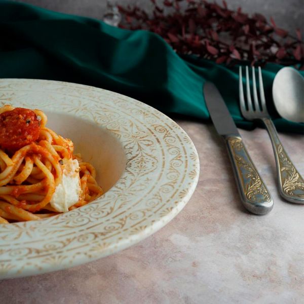 AN-GT-28-CK Тарілка для пасти з прямим бортом 28 см (480 мл), серія "Antico"