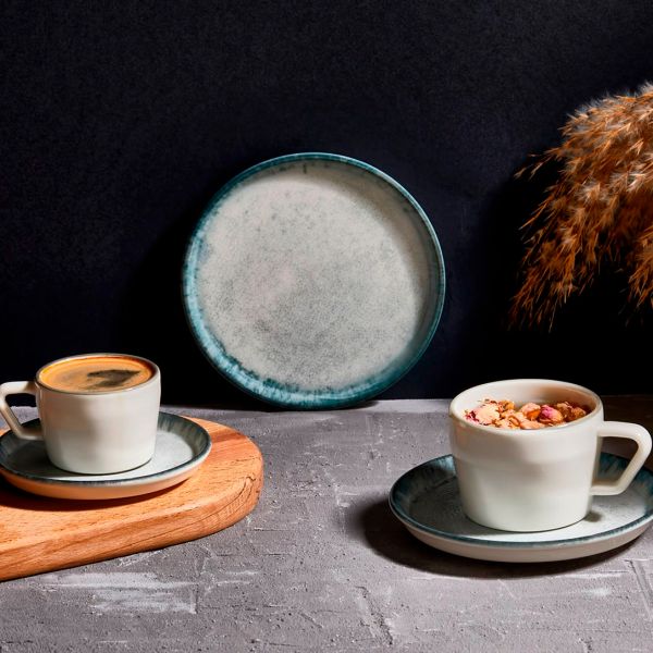 SM-ABB-01-CF Чашка 210 мл, декор Ambience Blue, серія "Smooth"