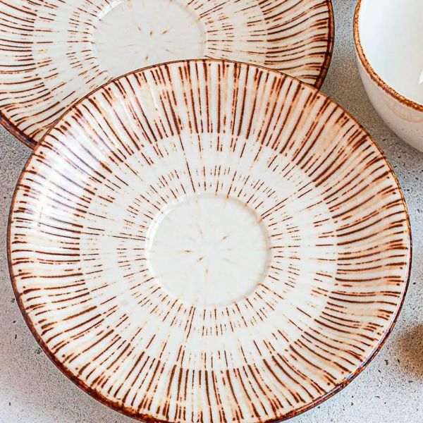 TN-LG-ZT-01-KT Блюдце 12 см, декор Legna, серія "Tinta"