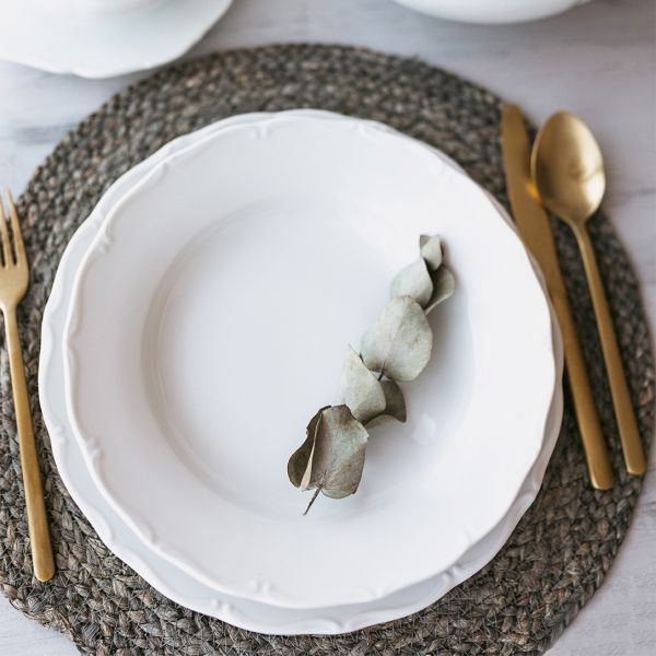 VER2117 Тарілка кругла 17 см серія "Verona"