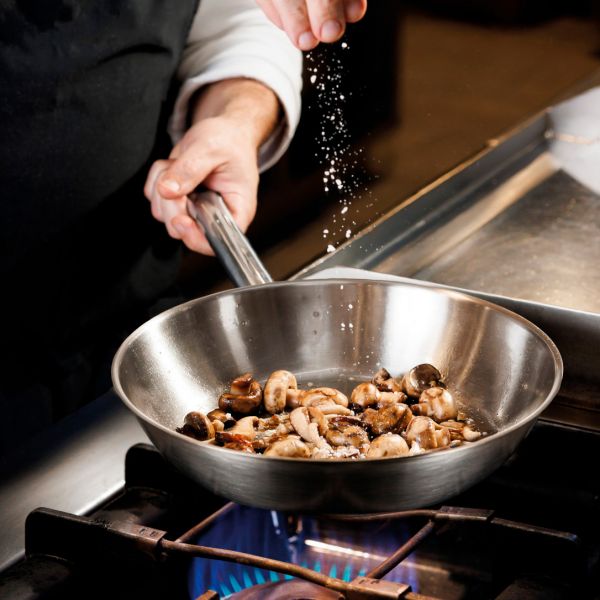 51636 Пательня н/ж з "сендвіч" дном d 36 cm, 6.5 cm