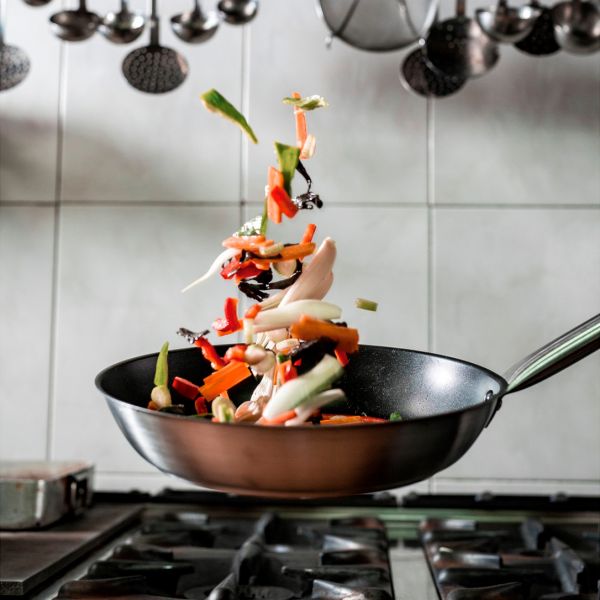 51621 Пательня н/ж з антипригарним покриттям d 20 cm, h 4 cm