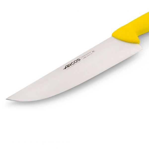 296000 Ніж м`ясника 250 мм серія "2900" жовтий