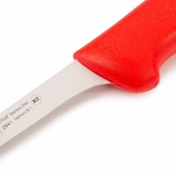 294122 Ніж обробний 160 мм серія "2900" червоний