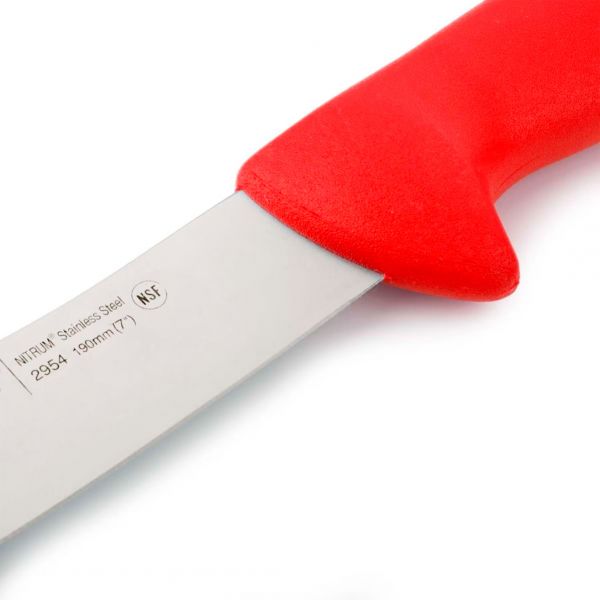 295422 Ніж для підрізання шкури 190 мм серія "2900" червоний