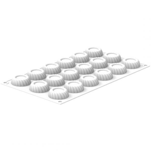 TORTA XS 14 Форма силіконова Ø40 h 15 мм (18x14 мл)