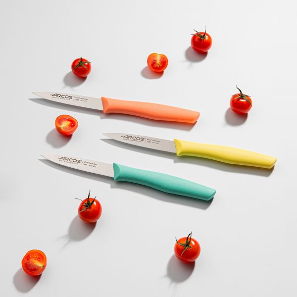 188576 Ніж для чищення 85 мм лимонного кольору серія "Nova"