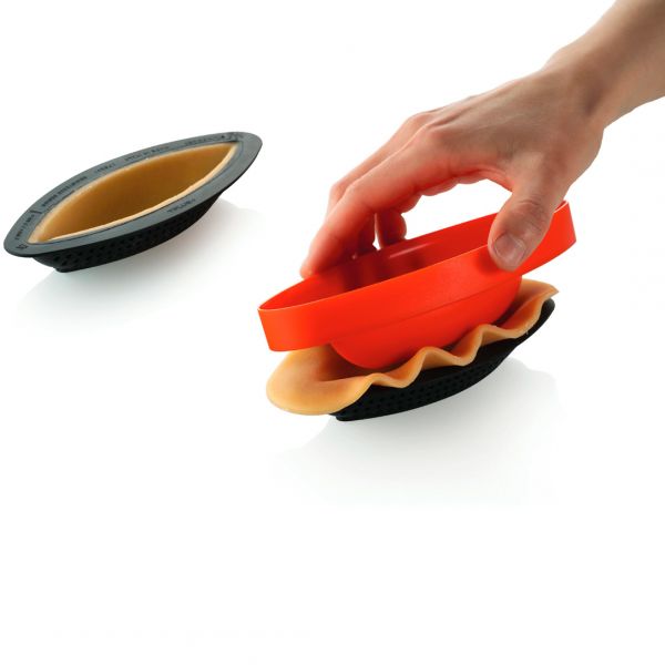 KIT 3D TARTE RING CABOSSA 120X40 MM Форма силіконова 120х40 h20 мм + 6 кілець (120x40 h20 мм)  + 1 к