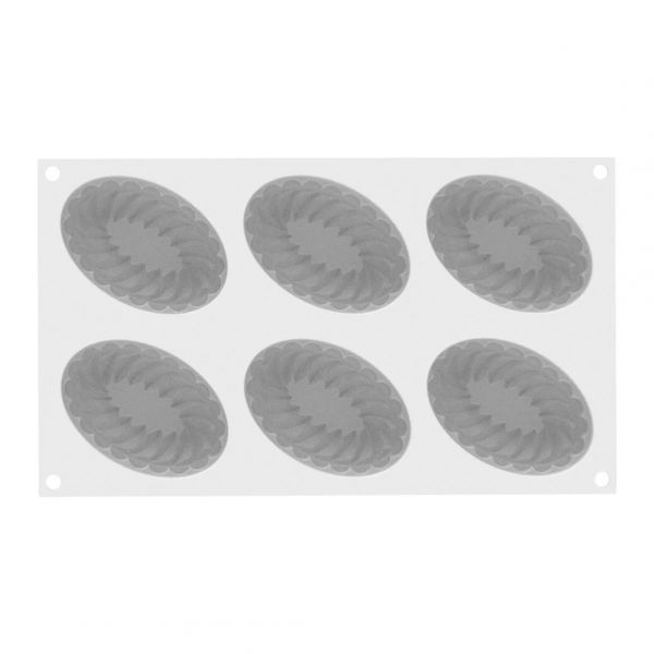 PLEINCOEUR OVAL 145 Форма силіконова 124X84 h43 мм ( 6x145 мл)