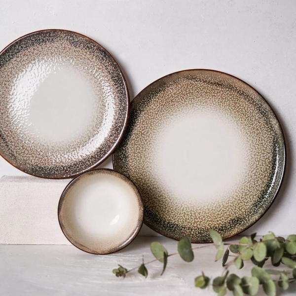 TN-SZ-ZT-15-KS Салатник 15 см (350 мл), декор Spazio, серія "Tinta"