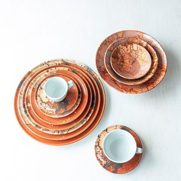 OPT1420-T0010 Салатник круглий d 20 см серія "Optimo" декор "Marble"