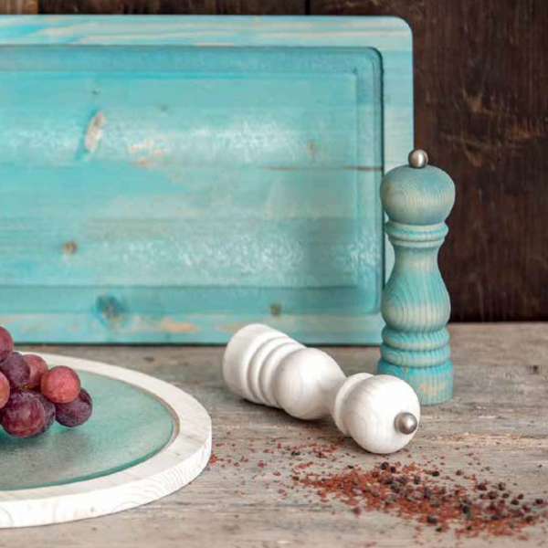 7121MSB Млинок для солі білий, серія Shabby h-19 см (BIS01.07121S.020)