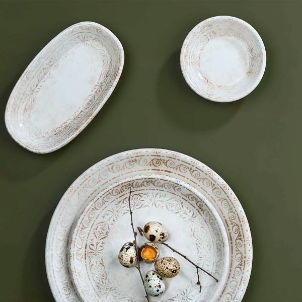 AN-ZT-24-OV Блюдо овальне 24*14,5 см, серія "Antico"