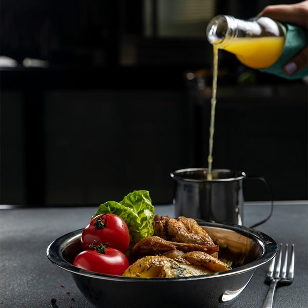 355003 Кружка н/ж, D 9 см, V 475 мл