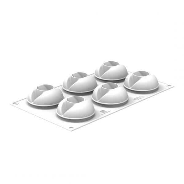 MARITOZZO 135 Набір силіконових форм, 2 шт, ø68 h 40 mm + 68 X 31 h 25 mm