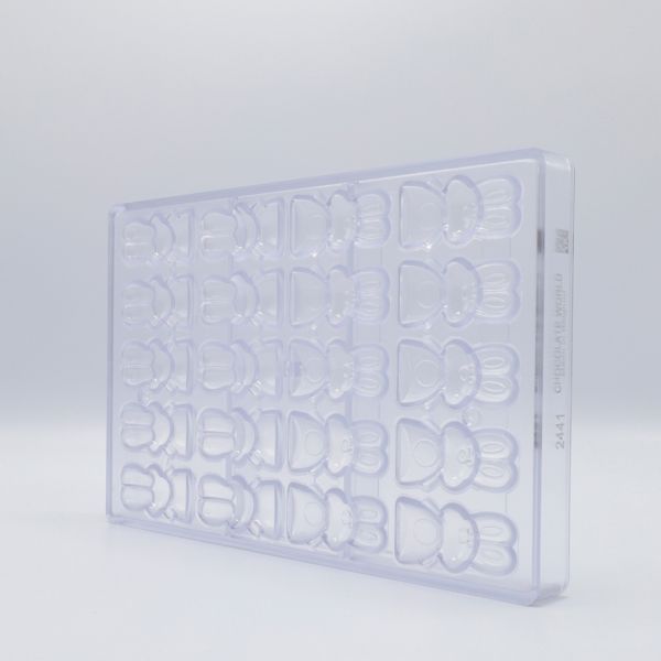 2441 CW Форма для шоколаду "Кролик" 55x25,5x10 мм