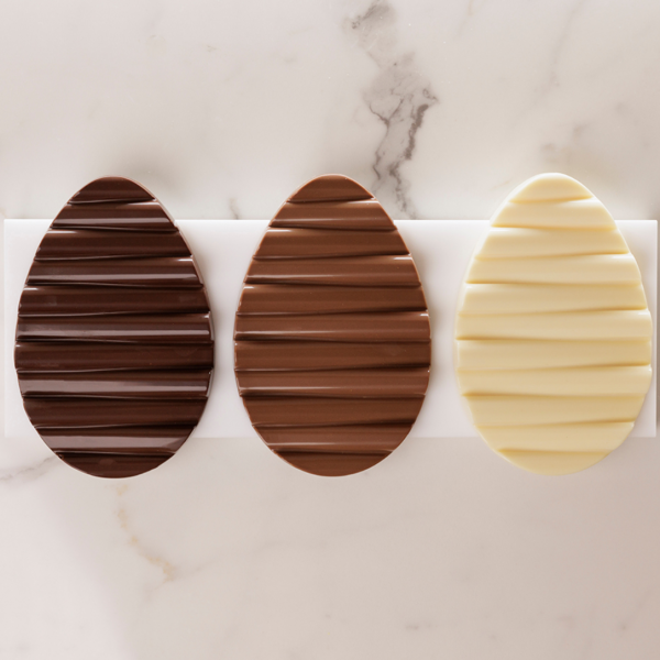 12182 CW Форма для шоколада "Яйце" 140х92х13 мм, 1х2 шт./100 г