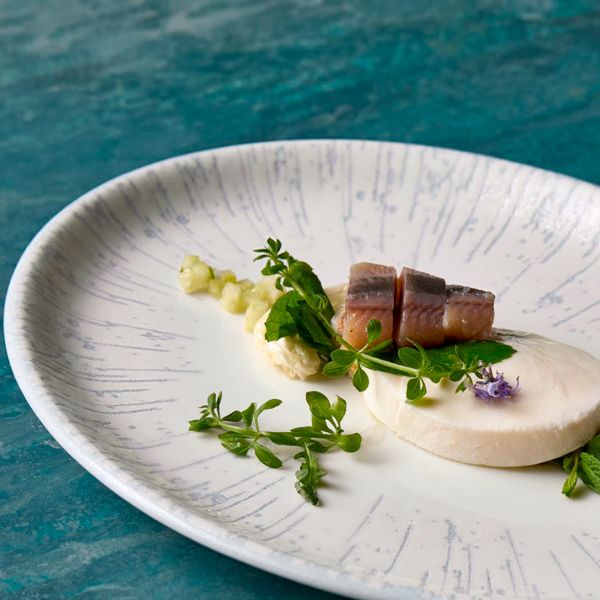 GCL-ZT-19-DZ Тарілка кругла 19 см, серія "Glacier"