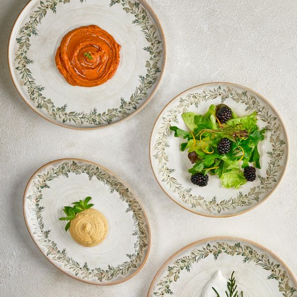 OLV-ZT-23-DZ Тарілка кругла 23 см, серія "Oliva"