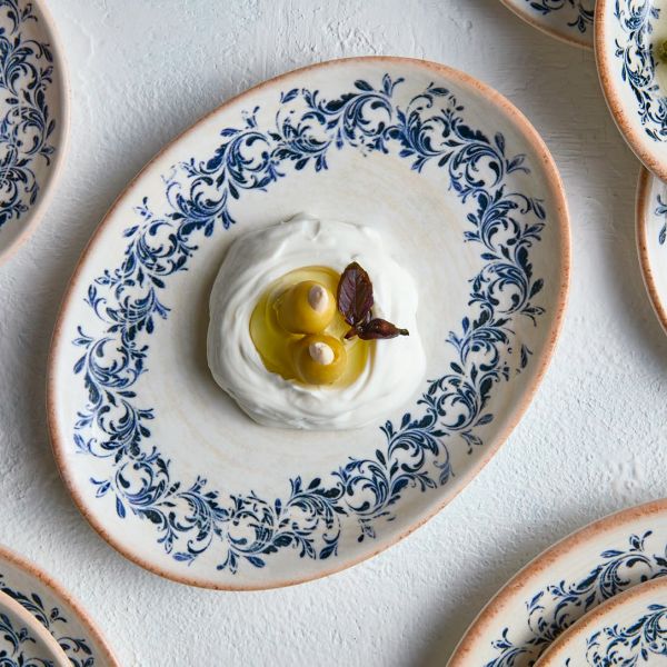 KRA-ZT-25-DZ Тарілка кругла 25 см, серія "Kario"