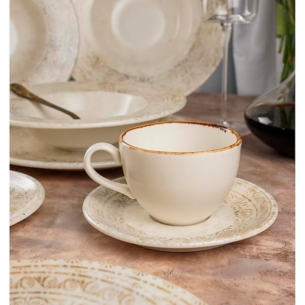 AN-ZT-01-KT Блюдце 12 см під чашку 75 мл,  серія "Antico"