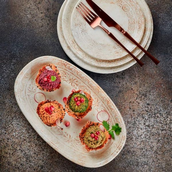 AN-ZT-24-OV Блюдо овальне 24*14,5 см, серія "Antico"