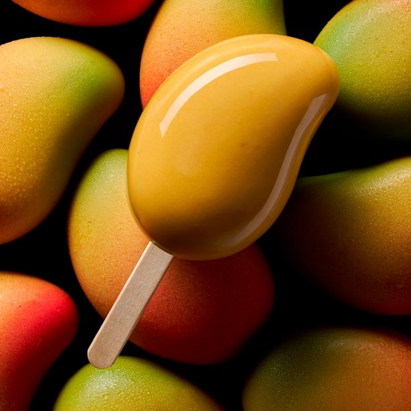 GEL20 MANGO Набір для морозива на паличці 82X54 h 43 mm, (2 форми 6х124 мл+50 паличок+підставки)