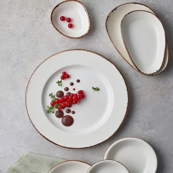 GRE-GT-27-DZ Тарілка кругла 27 см, серія "Grace"