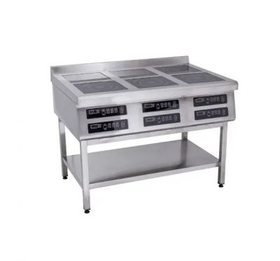 Шестиконфоркова індукційна плита Tehma 2,8 кВт підлогова