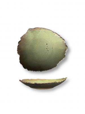 Блюдо трикутне серія Oazis, Moss 33х31 см Блюдо трикутне серія Oazis, Moss 33х31 см