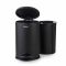 Відро для сміття з педаллю Rixo Solido PB112B чорне матове 12 л